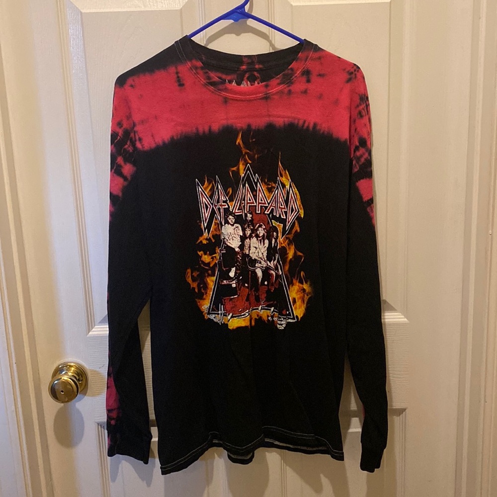 Def Leppard Long Sleeve TShirt Size M GUC